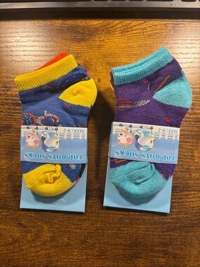 New 6 pairs Cute Boys Ankle Socks